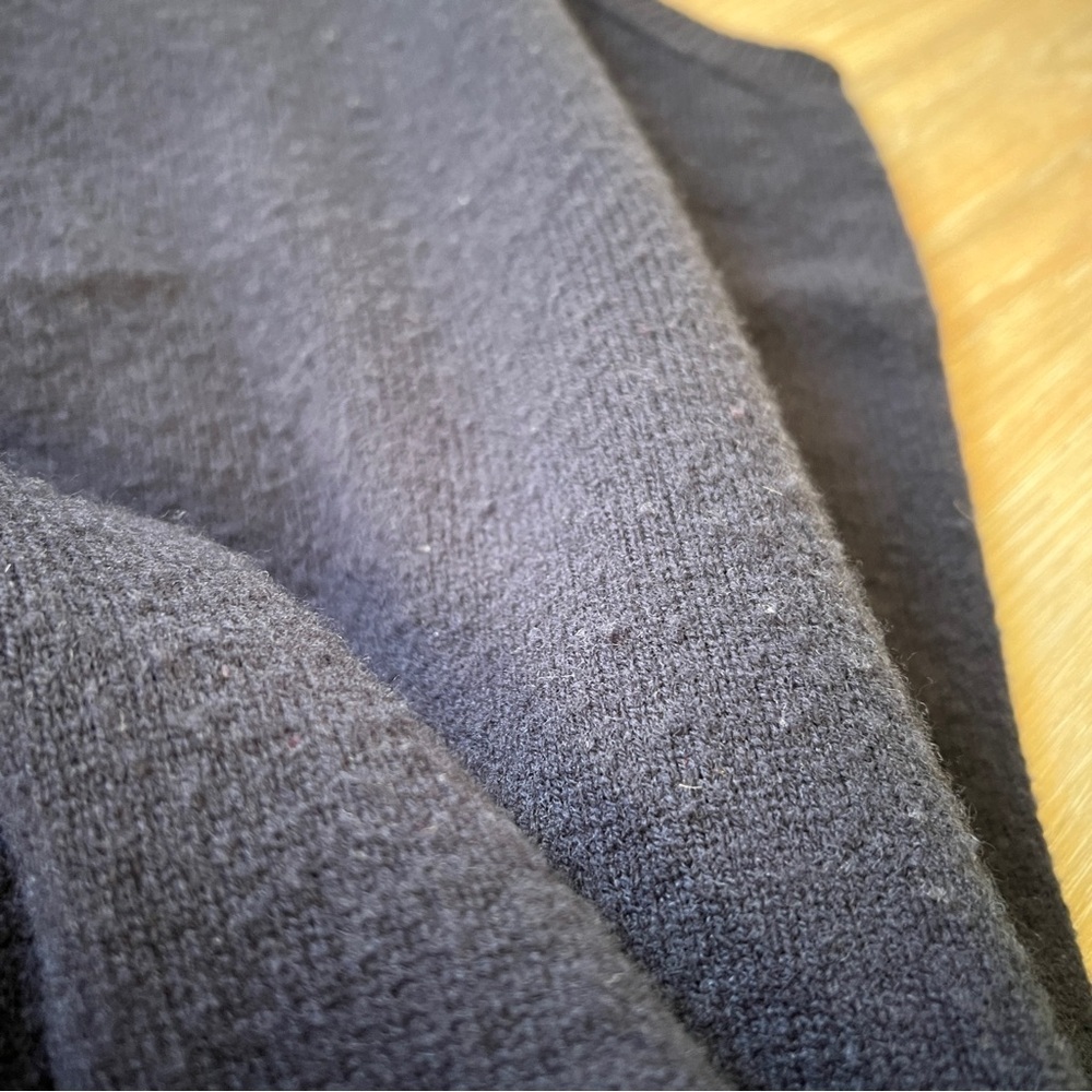 Polo Ralph Lauren Lambswool Sweater Vest XL Navy V Neck wool - Picture 7 of 7
